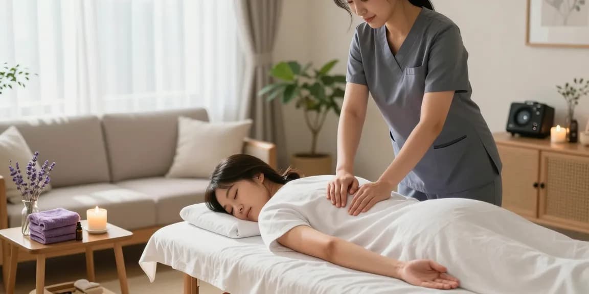 Premium 의왕출장마사지 service at home with soothing atmosphere and professional therapist.