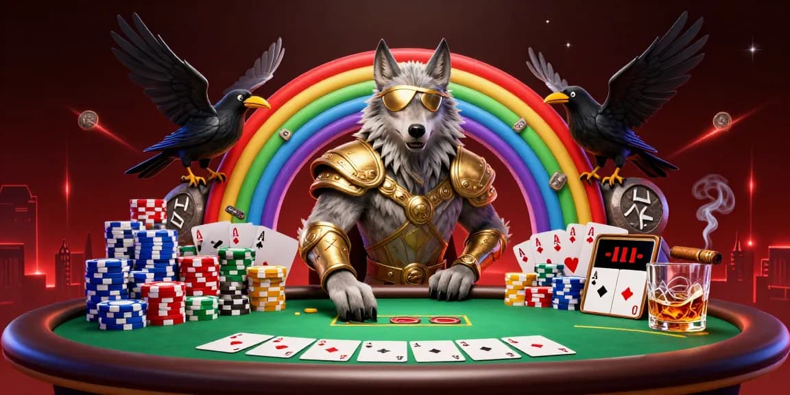 Win more at gk88 casino with immersive 3D illustration showcasing poker excitement.