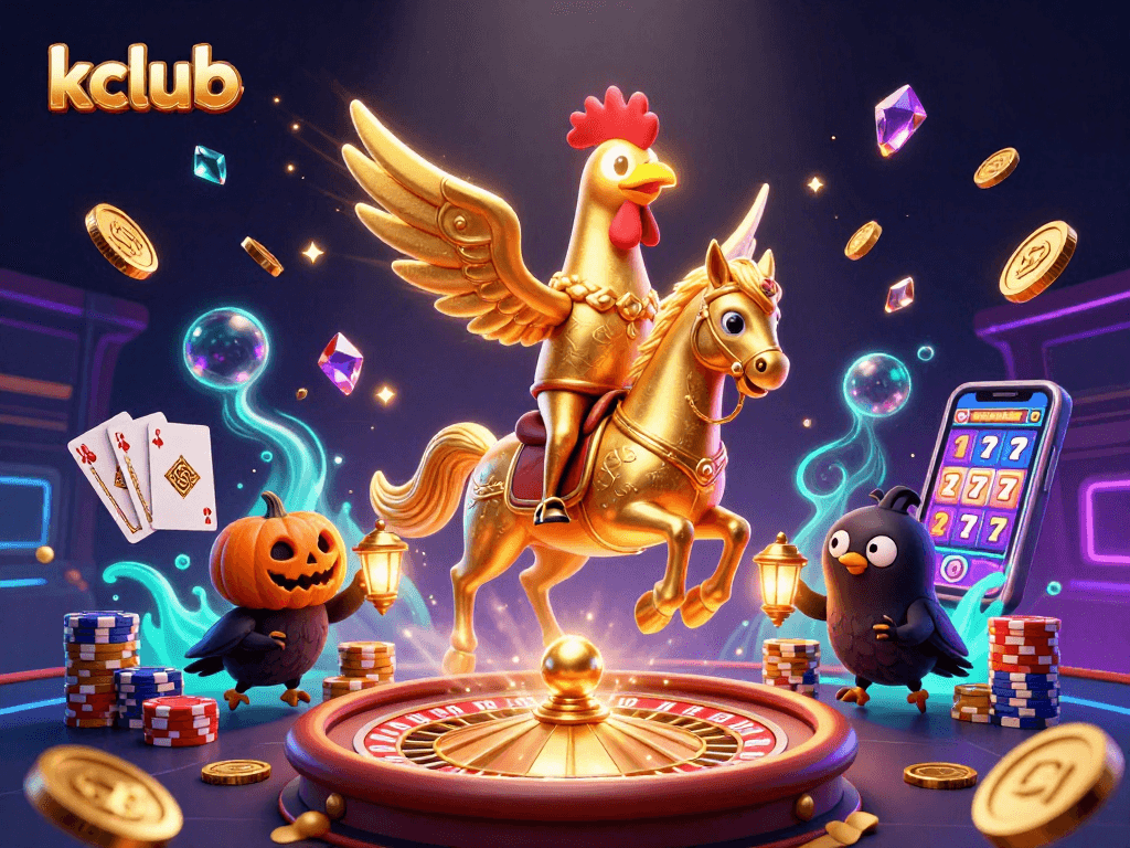 Experience thrilling gameplay at kclub with vibrant casino elements and exciting characters.