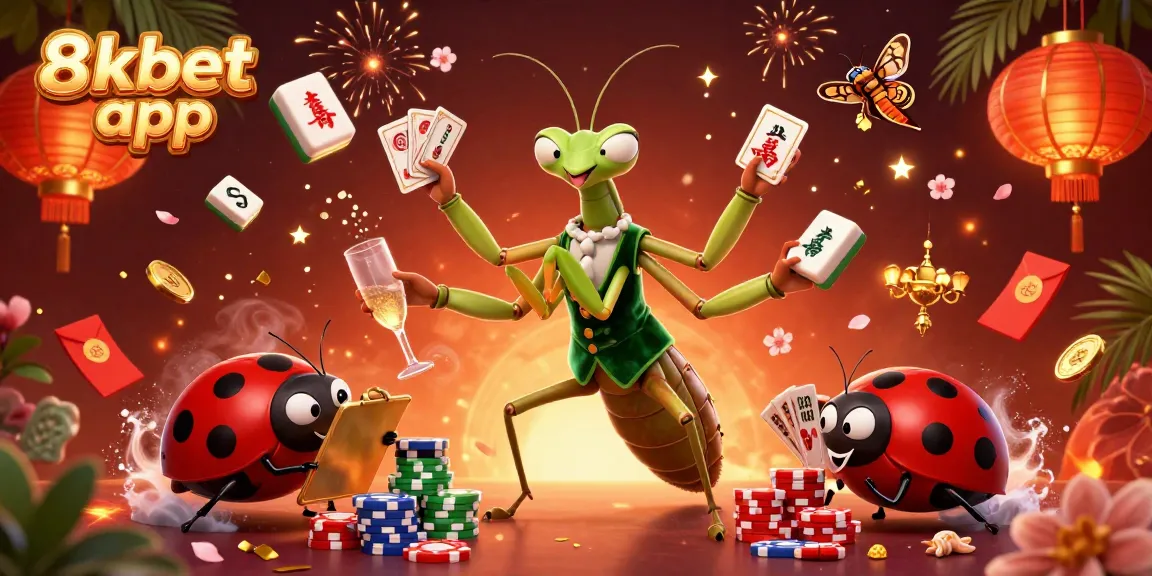 Experience the excitement of 8xbet app with dynamic gaming action featuring unique characters and vibrant casino elements.