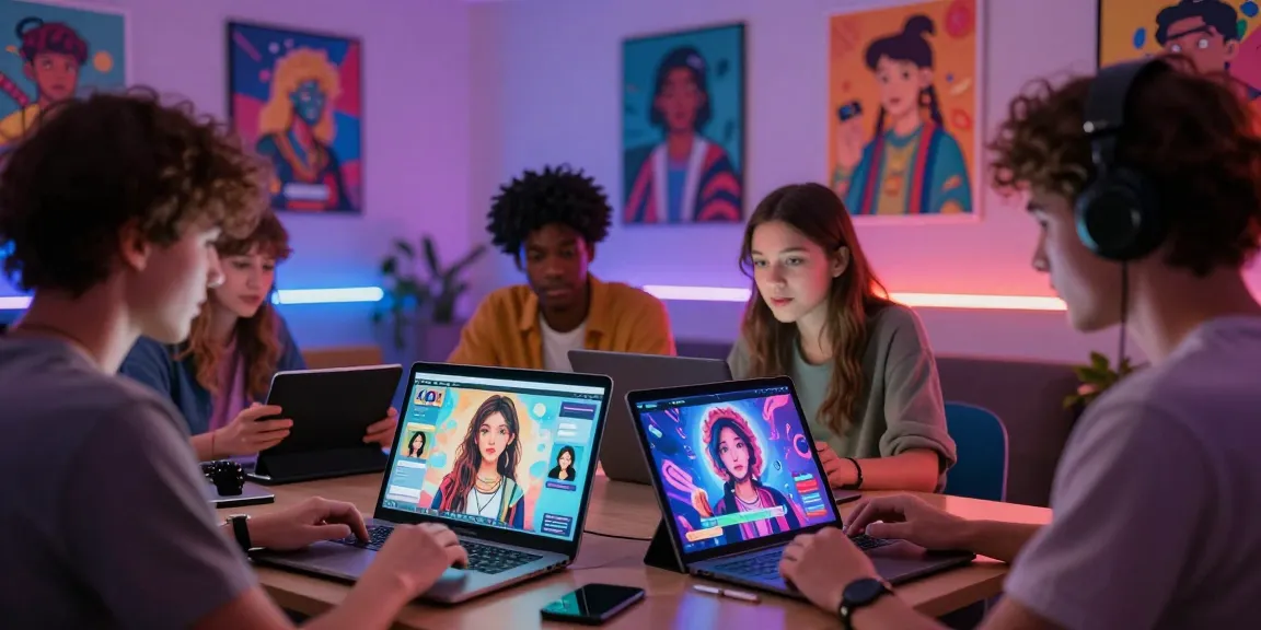 Exploring dynamic NSFW AI interactions with personalized character creations and vibrant visuals.