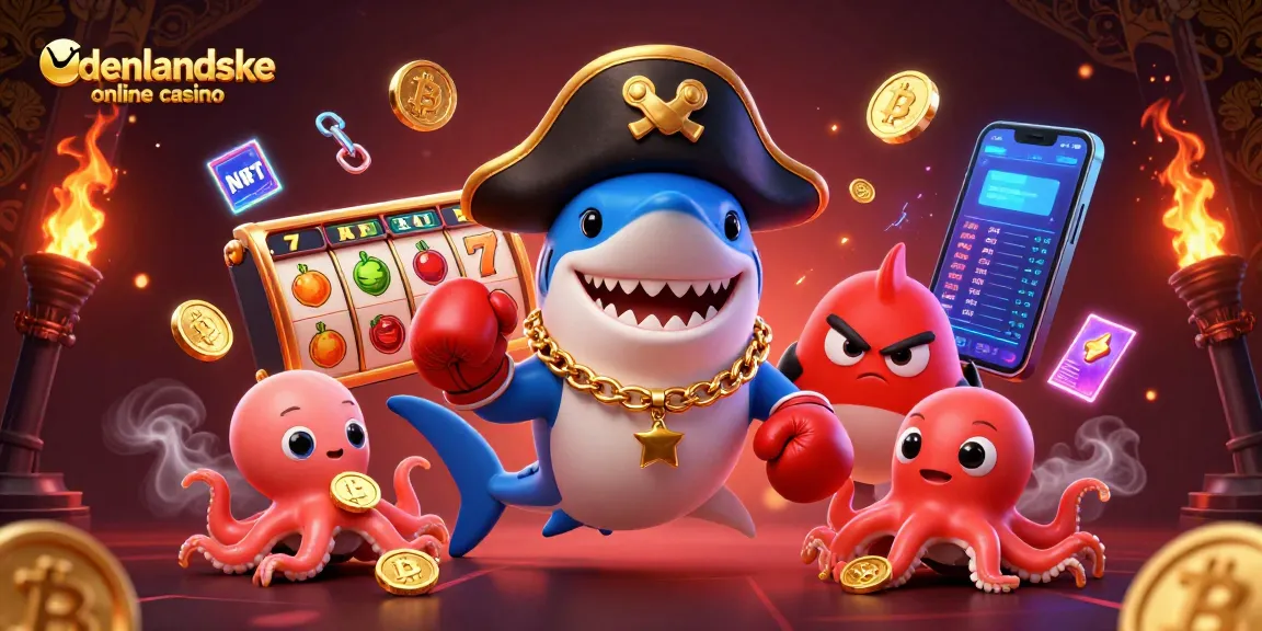 Engaging scene of udenlandske online casino featuring vibrant characters and dynamic elements representing gaming excitement.