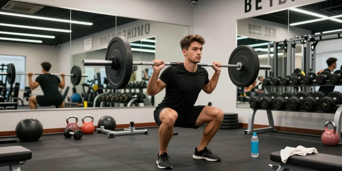 Prime Pharma Steroïden Winkel met sporter die gewichten heft voor optimale spiergroei.