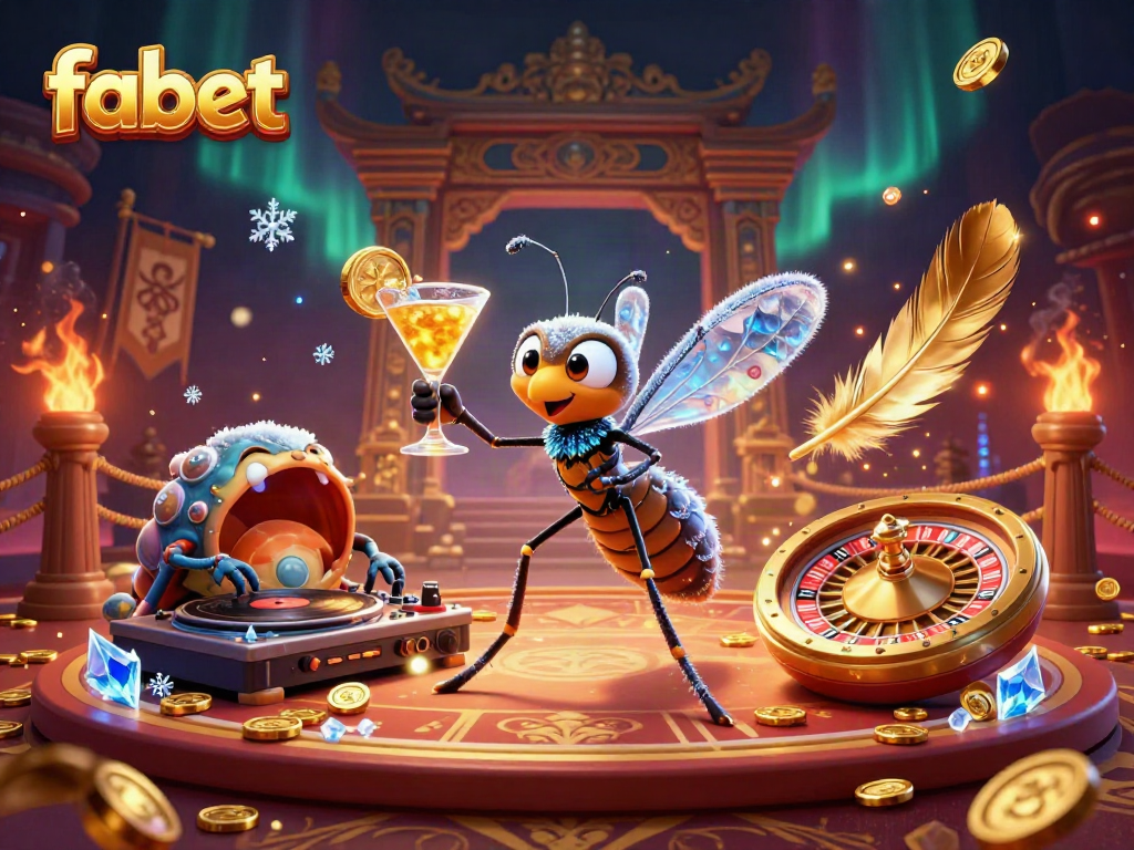 Engage with fabet casino mascot, featuring rich interactive elements and vibrant atmosphere.