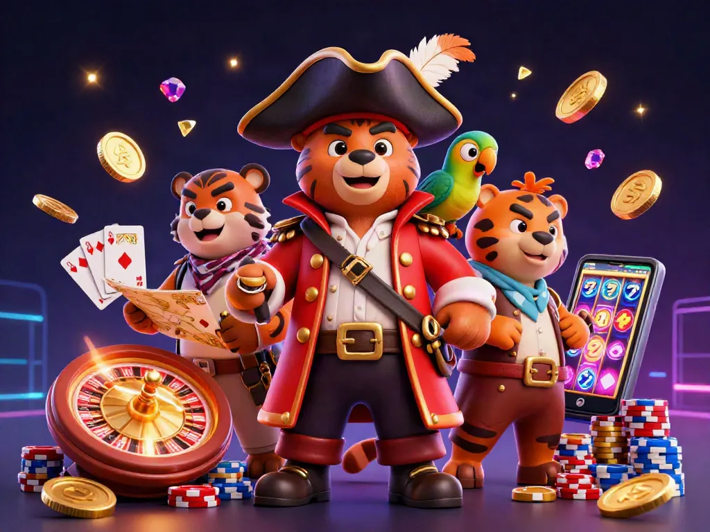 Experience thrilling adventures at fatpirate casino, featuring a pirate bear and dazzling casino games.