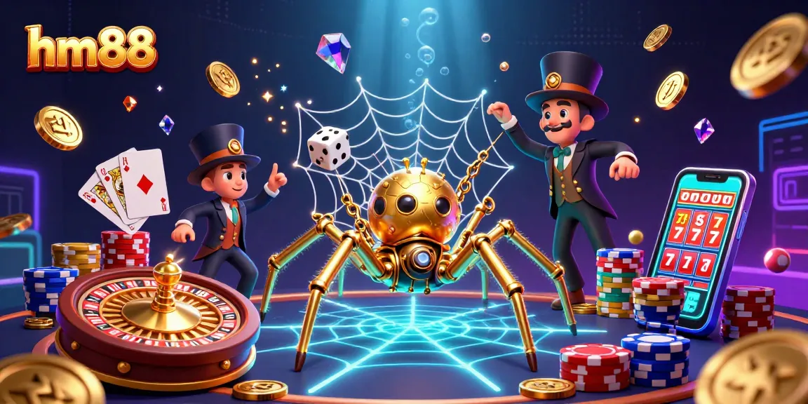 Engage in thrilling gameplay at hm88 with captivating 3D casino art featuring dynamic elements and vibrant visuals.