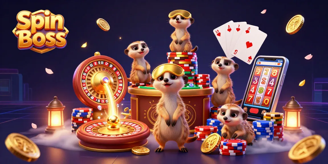 Engage in top-tier gambling with Spin Boss, where meerkats run a vibrant casino operation: