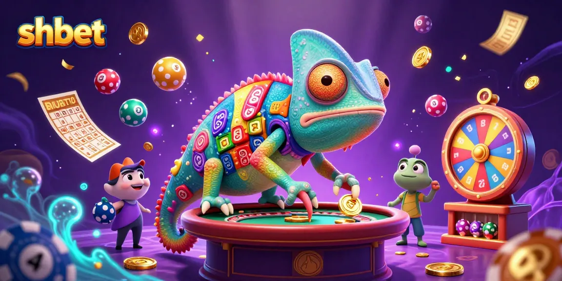 Experience the excitement of shbet with dynamic lottery balls and a chameleon casino owner.