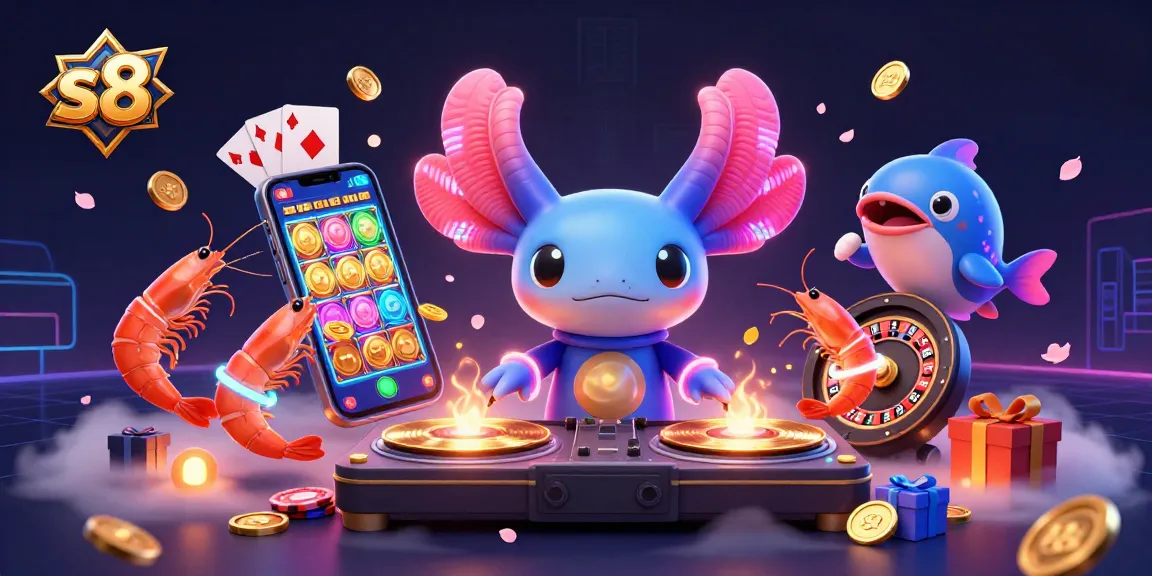 S8 brings exciting gambling with vibrant characters spinning and entertaining in a lively online casino.